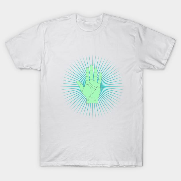 Mystic Hand T-Shirt by wyrdfun